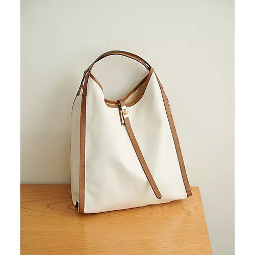 【ウィムガゼット/Whim Gazette】の【ORSETTO】ナイロントートBAG インテリア・キッズ・メンズ・レディースファッション・服の通販 founy(ファニー) 　ファッション　Fashion　レディースファッション　Fashion for Women　バッグ　Bags　イタリア　Italy　ショルダー　Shoulder, Shoulder Strap　トリミング　Trimming, Decorative Edge　ワイド　Wide, Wide Fit　2022年　2022　2022 春夏 S/S　Spring/Summer 2022 SS22　アイボリー|ID: prp329100004464227 ipo3291000000031235453