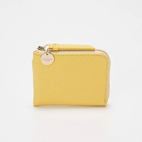 【トプカピ/TOPKAPI】の【TREASURE TOPKAPI】クロスエンボス レザー L字ファスナー ミニ 財布 インテリア・キッズ・メンズ・レディースファッション・服の通販 founy(ファニー) https://founy.com/ ファッション Fashion レディースファッション WOMEN 財布 Wallets イエロー Yellow 春 Spring コイン Coin コンパクト Compact 財布 Wallet チャーム Charm プレート Plate ポケット Pocket メッシュ Mesh S/S・春夏 Ss・Spring/Summer 夏 Summer |ID: prp329100004464342 ipo3291000000031235758