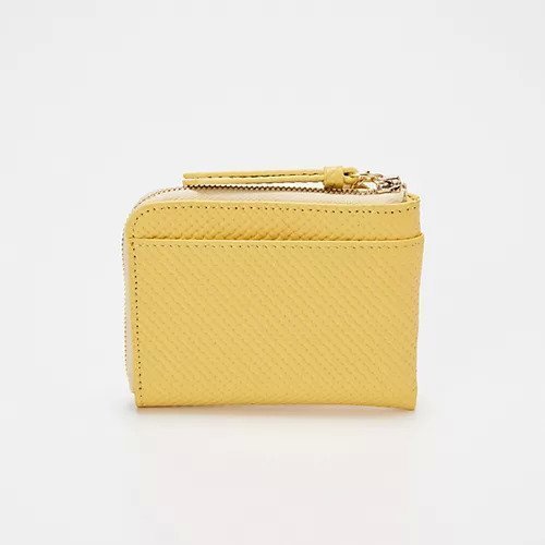 【トプカピ/TOPKAPI】の【TREASURE TOPKAPI】クロスエンボス レザー L字ファスナー ミニ 財布 人気、トレンドファッション・服の通販 founy(ファニー) 　ファッション　Fashion　レディースファッション　WOMEN　財布　Wallets　イエロー　Yellow　春　Spring　コイン　Coin　コンパクト　Compact　財布　Wallet　チャーム　Charm　プレート　Plate　ポケット　Pocket　メッシュ　Mesh　S/S・春夏　Ss・Spring/Summer　夏　Summer　other-3|ID: prp329100004464342 ipo3291000000031250535