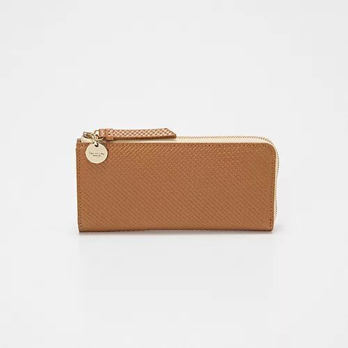 【トプカピ/TOPKAPI】の【TREASURE TOPKAPI】クロスエンボス レザー L字ファスナー 長財布 人気、トレンドファッション・服の通販 founy(ファニー) 　ファッション　Fashion　レディースファッション　WOMEN　財布　Wallets　イエロー　Yellow　春　Spring　スマート　Smart　スリム　Slim　財布　Wallet　チャーム　Charm　プレート　Plate　ポケット　Pocket　メッシュ　Mesh　S/S・春夏　Ss・Spring/Summer　夏　Summer　other-2|ID: prp329100004464343 ipo3291000000031250537