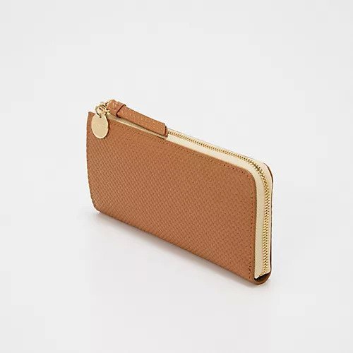 【トプカピ/TOPKAPI】の【TREASURE TOPKAPI】クロスエンボス レザー L字ファスナー 長財布 人気、トレンドファッション・服の通販 founy(ファニー) 　ファッション　Fashion　レディースファッション　Fashion for Women　ミニ財布・二つ折り財布　Wallets & Card Cases　イエロー　Yellow　春　Spring　スマート　Smart, Elegant　スリム　Slim, Slim Fit　財布　Wallet, Purse　チャーム　Charm, Pendant　プレート　Plate, Dish　ポケット　Pocket, Pocket Detail　メッシュ　Mesh, Net Fabric　S/S・春夏　SS, Spring/Summer, Warm Season　夏　Summer　other-3|ID: prp329100004464343 ipo3291000000034989029