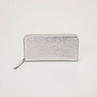 【トプカピ/TOPKAPI】の【TREASURE TOPKAPI】ウォッシュド レザー メタリック ラウンドファスナー 長財布 シルバー|ID: prp329100004464349 ipo3291000000031235782