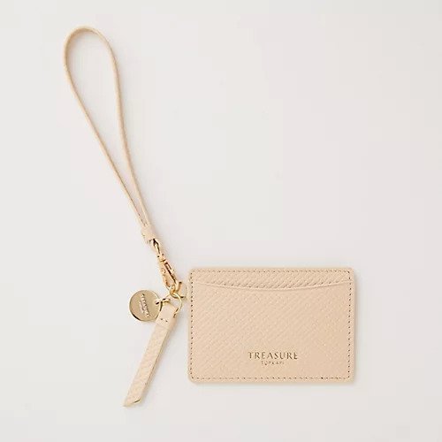 【トプカピ/TOPKAPI】の【TREASURE TOPKAPI】クロスエンボス レザー パスケース インテリア・キッズ・メンズ・レディースファッション・服の通販 founy(ファニー) 　おすすめ　Recommended / Our Picks　イエロー　Yellow　ギフト プレゼント　Gift / Present　チャーム　Charm, Pendant　プレート　Plate, Dish　ポケット　Pocket, Pocket Detail　メッシュ　Mesh, Net Fabric　ラップ　Wrap, Wrap Design　夏　Summer　春　Spring　S/S・春夏　SS, Spring/Summer, Warm Season　オフ|ID: prp329100004464350 ipo3291000000035117025