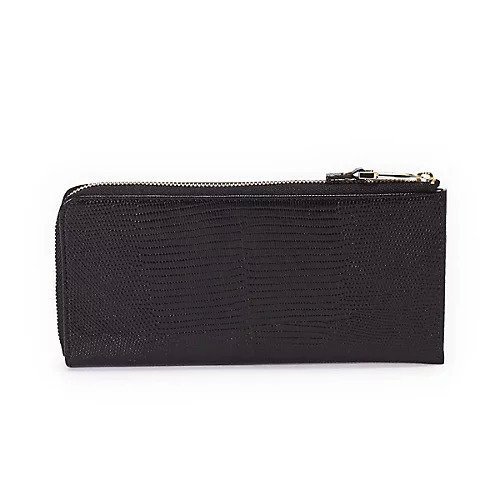 【トプカピ/TOPKAPI】のイタリアンレザー・リザード型押し・Lファスナー長財布マチ付き LUCIA[ルチア] インテリア・キッズ・メンズ・レディースファッション・服の通販 founy(ファニー) 　ファッション　Fashion　レディースファッション　WOMEN　財布　Wallets　クール　Cool　ポケット　Pocket　人気　Popularity　財布　Wallet　ブラック|ID: prp329100004464352 ipo3291000000031235797