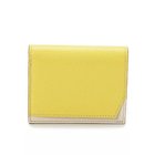 【トプカピ/TOPKAPI】のバイカラー レザー 2つ折財布 LEAN リーン レモンイエロー|ID: prp329100004464355 ipo3291000000031235817