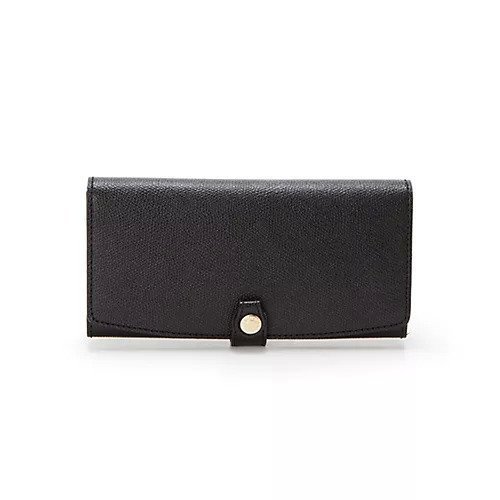 【トプカピ/TOPKAPI】の[TOPKAPI]トプカピ 角シボ型押し・ 長財布 COLORATO コロラート インテリア・キッズ・メンズ・レディースファッション・服の通販 founy(ファニー) 　ファッション　Fashion　レディースファッション　Ladies' Fashion Online　財布　Wallets　エレガント 上品　Elegant　コイン　Coin　フラップ　Flap　メタル　Metal　財布　Wallet　ブラック|ID: prp329100004464359 ipo3291000000031235827