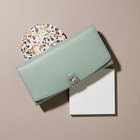 【トプカピ/TOPKAPI】の[TOPKAPI]トプカピ 角シボ型押し・ 長財布 COLORATO コロラート グリーングレー|ID: prp329100004464359 ipo3291000000031235830