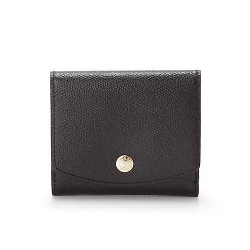 【トプカピ/TOPKAPI】の[TOPKAPI]トプカピ 角シボ型押し・ 二つ折り 財布 COLORATO コロラート インテリア・キッズ・メンズ・レディースファッション・服の通販 founy(ファニー) 　ファッション　Fashion　レディースファッション　WOMEN　財布　Wallets　コイン　Coin　コンパクト　Compact　フラップ　Flap　ポケット　Pocket　メタル　Metal　財布　Wallet　ブラック|ID: prp329100004464361 ipo3291000000031235842