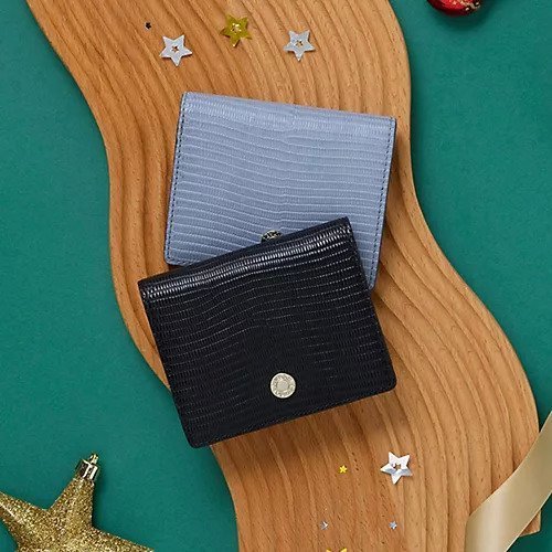 【トプカピ/TOPKAPI】の【ドラマ着用】【TOPKAPI】 イタリアンレザー リザード型押し 二つ折り 財布 LUCIA ルチア インテリア・キッズ・メンズ・レディースファッション・服の通販 founy(ファニー) 　ファッション　Fashion　レディースファッション　WOMEN　財布　Wallets　イタリア　Italy　エレガント 上品　Elegant　コイン　Coin　スリム　Slim　ポケット　Pocket　人気　Popularity　財布　Wallet　ブラック|ID: prp329100004464363 ipo3291000000031235855