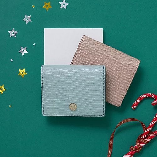 【トプカピ/TOPKAPI】の【ドラマ着用】【TOPKAPI】 イタリアンレザー リザード型押し 二つ折り 財布 LUCIA ルチア インテリア・キッズ・メンズ・レディースファッション・服の通販 founy(ファニー) 　ファッション　Fashion　レディースファッション　WOMEN　財布　Wallets　イタリア　Italy　エレガント 上品　Elegant　コイン　Coin　スリム　Slim　ポケット　Pocket　人気　Popularity　財布　Wallet　ミントグリーン|ID: prp329100004464363 ipo3291000000031235859
