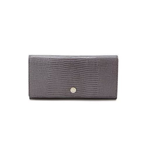 【トプカピ/TOPKAPI】の【TOPKAPI】 イタリアンレザー リザード型押し 長財布 LUCIA ルチア インテリア・キッズ・メンズ・レディースファッション・服の通販 founy(ファニー) 　ファッション　Fashion　レディースファッション　WOMEN　財布　Wallets　イタリア　Italy　エレガント 上品　Elegant　クール　Cool　フラップ　Flap　ポケット　Pocket　人気　Popularity　財布　Wallet　ミディアムグレー|ID: prp329100004464364 ipo3291000000031235862