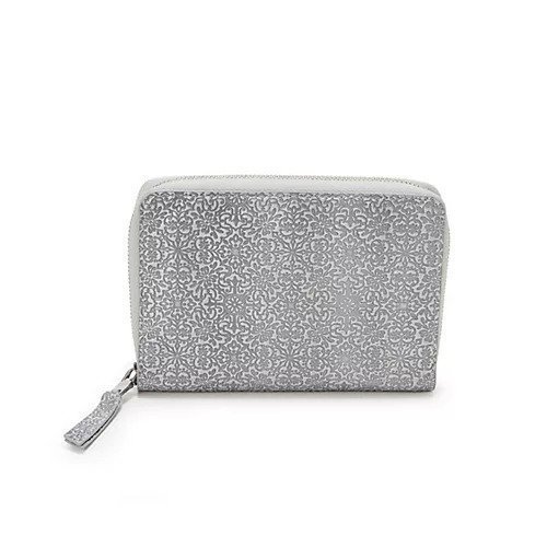 【トプカピ/TOPKAPI】の【TREASURE TOPKAPI】オリジナル エンボスレザー ラウンド パスポート ケース / 財布 インテリア・キッズ・メンズ・レディースファッション・服の通販 founy(ファニー) 　ファッション　Fashion　レディースファッション　WOMEN　財布　Wallets　エレガント 上品　Elegant　シルバー　Silver　財布　Wallet　ボックス　Box　ポケット　Pocket　ラウンド　Round　旅行　Travel　シルバー|ID: prp329100004464374 ipo3291000000031235899