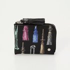【トプカピ/TOPKAPI】の【TREASURE TOPKAPI】シュリンクレザー タッセル プリント ラウンド 二つ折り財布 ブラック|ID: prp329100004464377 ipo3291000000031235911