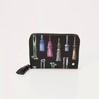 【トプカピ/TOPKAPI】の【TREASURE TOPKAPI】シュリンクレザー タッセル プリント ラウンド 二つ折り財布 / パスポート ケース ブラック|ID: prp329100004464378 ipo3291000000031235914
