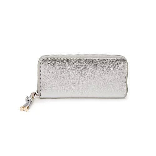 【トプカピ/TOPKAPI】の【TREASURE TOPKAPI】シュリンクレザー ラウンド 長財布 インテリア・キッズ・メンズ・レディースファッション・服の通販 founy(ファニー) 　ファッション　Fashion　レディースファッション　WOMEN　財布　Wallets　イエロー　Yellow　ベーシック　Basic　ポケット　Pocket　ラウンド　Round　財布　Wallet　シルバー|ID: prp329100004464382 ipo3291000000031235932