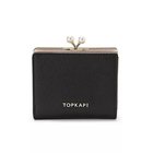 【トプカピ/TOPKAPI】の【TOPKAPI】シュリンクレザー パール がま口 二つ折り 財布 ブラック|ID: prp329100004464383 ipo3291000000031235935