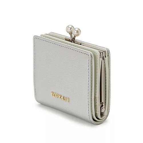 【トプカピ/TOPKAPI】の【TOPKAPI】シュリンクレザー パール がま口 二つ折り 財布 人気、トレンドファッション・服の通販 founy(ファニー) 　ファッション　Fashion　レディースファッション　WOMEN　財布　Wallets　コンパクト　Compact　シルバー　Silver　パール　Pearl　ベーシック　Basic　ポケット　Pocket　エレガント 上品　Elegant　財布　Wallet　other-2|ID: prp329100004464383 ipo3291000000031250703