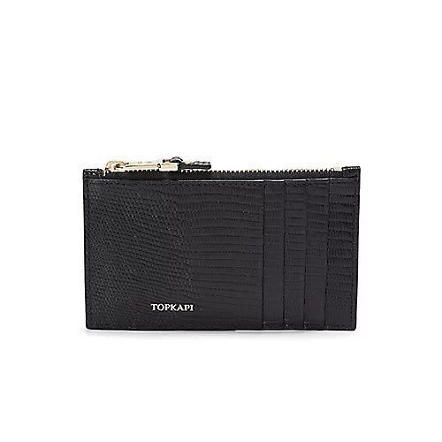 【トプカピ/TOPKAPI】のイタリアンレザー リザード型押し フラグメントケース LUCIA ルチア インテリア・キッズ・メンズ・レディースファッション・服の通販 founy(ファニー) 　イタリア　Italy　エレガント 上品　Elegant　スマート　Smart　スリム　Slim　人気　Popularity　財布　Wallet　ブラック|ID: prp329100004464387 ipo3291000000031235952