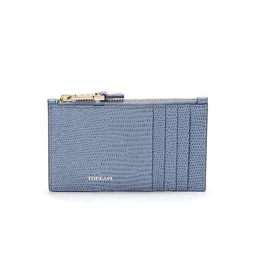 【トプカピ/TOPKAPI】のイタリアンレザー リザード型押し フラグメントケース LUCIA ルチア インテリア・キッズ・メンズ・レディースファッション・服の通販 founy(ファニー) 　イタリア　Italy　エレガント 上品　Elegant　スマート　Smart　スリム　Slim　人気　Popularity　財布　Wallet　ブルーグレー|ID: prp329100004464387 ipo3291000000031235956