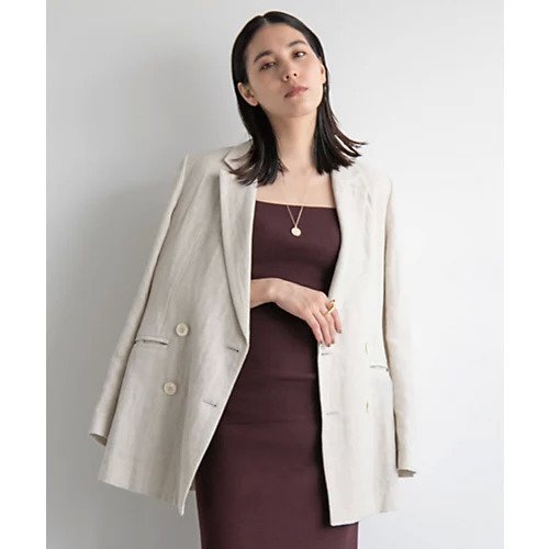 【カオス/Chaos】のウィンターヘリンボーンジャケット インテリア・キッズ・メンズ・レディースファッション・服の通販 founy(ファニー) 　ファッション　Fashion　レディースファッション　WOMEN　アウター　Coat Outerwear　ジャケット　Jackets　おすすめ　Recommend　ジャケット　Jacket　セットアップ　Set Up　定番　Standard　ベージュ|ID: prp329100004464408 ipo3291000000031236023
