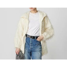 【マディソンブルー/MADISONBLUE】のMOUNTAIN PARKA EYELASH 人気、トレンドファッション・服の通販 founy(ファニー) ファッション Fashion レディースファッション WOMEN シャイニー Shiny パーカー Hoodie フェザー Feather フランス France フリンジ Fringe |ID:prp329100004464415
