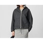 【マディソンブルー/MADISONBLUE】のOVERSIZED HOODIE MELTON グレー|ID: prp329100004464416 ipo3291000000031236044