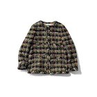 【マディソンブルー/MADISONBLUE】のNO COLLAR JK TWEED CHECK カーキ|ID: prp329100004464417 ipo3291000000031236046