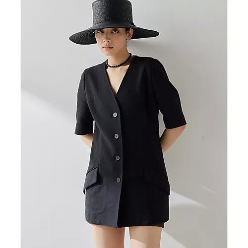 【ウィムガゼット/Whim Gazette】のワンピースジャケット インテリア・キッズ・メンズ・レディースファッション・服の通販 founy(ファニー) https://founy.com/ ファッション Fashion レディースファッション WOMEN アウター Coat Outerwear ジャケット Jackets ヴィンテージ Vintage 春 Spring ショート Short ジャケット Jacket スタイリッシュ Stylish スリム Slim スリーブ Sleeve ハーフ Half 半袖 Short Sleeve 羽織 Haori ミニスカート Mini Skirt レギンス Leggings レース Race S/S・春夏 Ss・Spring/Summer おすすめ Recommend 夏 Summer 2024年 2024 2024春夏・S/S Ss,Spring/Summer,2024 ビジネス 仕事 通勤 Business |ID: prp329100004464418 ipo3291000000031236047