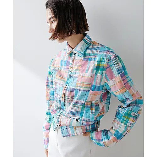 【ウィムガゼット/Whim Gazette】のマドラスチェックブルゾン インテリア・キッズ・メンズ・レディースファッション・服の通販 founy(ファニー) https://founy.com/ ファッション Fashion レディースファッション Fashion for Women アウター Coat / Outerwear Collection ブルゾンジャケット・スポーティアウター Blouson Jackets インド Indian Textile ヴィンテージ Vintage Style コンパクト Compact, Small Size ショート Short, Short Length シンプル Simple, Minimal チェック Check, Plaid, Tartan パッチワーク Patchwork, Mixed Fabric ブルゾン Blouson, Bomber Jacket ポケット Pocket, Pocket Detail 無地 Plain, Solid Color リバーシブル Reversible, Two-Sided 2024年 2024 2024春夏・S/S Spring/Summer 2024 SS24 |ID: prp329100004464427 ipo3291000000031236070