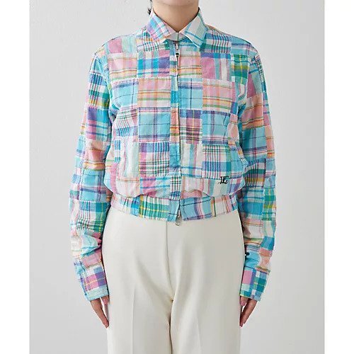 【ウィムガゼット/Whim Gazette】のマドラスチェックブルゾン 人気、トレンドファッション・服の通販 founy(ファニー) 　ファッション　Fashion　レディースファッション　Fashion for Women　アウター　Coat / Outerwear Collection　ブルゾンジャケット・スポーティアウター　Blouson Jackets　インド　Indian Textile　ヴィンテージ　Vintage Style　コンパクト　Compact, Small Size　ショート　Short, Short Length　シンプル　Simple, Minimal　チェック　Check, Plaid, Tartan　パッチワーク　Patchwork, Mixed Fabric　ブルゾン　Blouson, Bomber Jacket　ポケット　Pocket, Pocket Detail　無地　Plain, Solid Color　リバーシブル　Reversible, Two-Sided　2024年　2024　2024春夏・S/S　Spring/Summer 2024 SS24　other-2|ID: prp329100004464427 ipo3291000000031250887