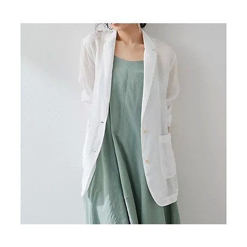 【ウィムガゼット/Whim Gazette】の【一部店舗&WEB限定カラーあり】ラミージャケット インテリア・キッズ・メンズ・レディースファッション・服の通販 founy(ファニー) 　ファッション　Fashion　レディースファッション　Fashion for Women　アウター　Coat / Outerwear Collection　レディースジャケット・軽アウター　Jackets　春　Spring　シアー　Sheer, See-Through　ジャケット　Jacket, Outerwear　定番　Standard, Basic Item　人気　Popular, Best Seller　ベビー　Baby, Babywear　羽織　Haori, Light Jacket　ミドル　Middle Length, Mid Height　S/S・春夏　SS, Spring/Summer, Warm Season　夏　Summer　2024年　2024　2024春夏・S/S　Spring/Summer 2024 SS24　エレガント 上品　Elegant　オフホワイト|ID: prp329100004464435 ipo3291000000031236089