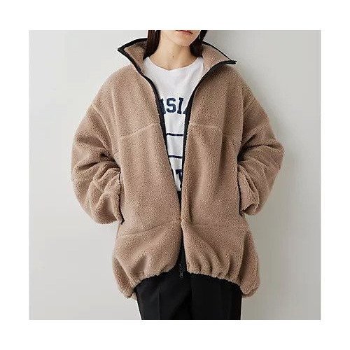 【ウィムガゼット/Whim Gazette】のボアジャケット インテリア・キッズ・メンズ・レディースファッション・服の通販 founy(ファニー) 　ファッション　Fashion　レディースファッション　Fashion for Women　アウター　Coat / Outerwear Collection　レディースジャケット・軽アウター　Jackets　ジップ　Zip, Zipper　ジャケット　Jacket, Outerwear　トレンド　Trend, Trending Now　パイピング　Piping, Trim Design　ブルゾン　Blouson, Bomber Jacket　おすすめ　Recommended / Our Picks　2023年　2023　2023-2024秋冬・A/W　Autumn/Winter 2023–24 AW23–24　ベージュ|ID: prp329100004464436 ipo3291000000031236094