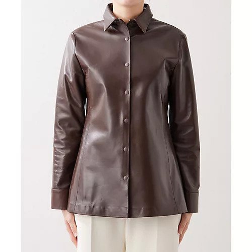 【ウィムガゼット/Whim Gazette】のレザーシャツジャケット 人気、トレンドファッション・服の通販 founy(ファニー) 　ファッション　Fashion　レディースファッション　Fashion for Women　アウター　Coat / Outerwear Collection　レディースジャケット・軽アウター　Jackets　インナー　Innerwear　コンパクト　Compact, Small Size　ジャケット　Jacket, Outerwear　セットアップ　Set-Up, Coordinated Outfit　ロング　Long, Long-Length　A/W・秋冬　Autumn/Winter　おすすめ　Recommended / Our Picks　2024年　2024　2024春夏・S/S　Spring/Summer 2024 SS24　エレガント 上品　Elegant　other-2|ID: prp329100004464454 ipo3291000000031250997