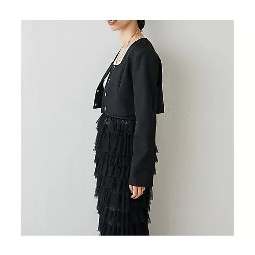 【ウィムガゼット/Whim Gazette】のショートジャケット 人気、トレンドファッション・服の通販 founy(ファニー) 　ファッション　Fashion　レディースファッション　Fashion for Women　アウター　Coat / Outerwear Collection　レディースジャケット・軽アウター　Jackets　クロップド　Cropped, Short Length　サロペット　Overalls, Salopette　ショート　Short, Short Length　ジャケット　Jacket, Outerwear　スクエア　Square, Square Shape　スタイリッシュ　Stylish, Fashionable　デニム　Denim, Jeans Material　トレンド　Trend, Trending Now　バランス　Balance, Style Balance　フォルム　Silhouette, Form　フォーマル　Formal, Dressy　ボトム　Bottoms, Lower Wear　羽織　Haori, Light Jacket　ロング　Long, Long-Length　おすすめ　Recommended / Our Picks　2023年　2023　2023-2024秋冬・A/W　Autumn/Winter 2023–24 AW23–24　結婚式　Wedding　other-3|ID: prp329100004464464 ipo3291000000031251043