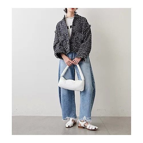【ウィムガゼット/Whim Gazette】の【THE PAUSE】ツイードクルージャケット(NV) 人気、トレンドファッション・服の通販 founy(ファニー) 　ファッション　Fashion　レディースファッション　Fashion for Women　アウター　Coat / Outerwear Collection　レディースジャケット・軽アウター　Jackets　2023年　2023　2023春夏・S/S　Spring/Summer 2023 SS23　おすすめ　Recommended / Our Picks　ジャケット　Jacket, Outerwear　セットアップ　Set-Up, Coordinated Outfit　ツイード　Twill, Twill Weave　デニム　Denim, Jeans Material　トレンド　Trend, Trending Now　フリンジ　Fringe, Tassel　ミックス　Mix, Mixed Style　other-2|ID: prp329100004464482 ipo3291000000031251119