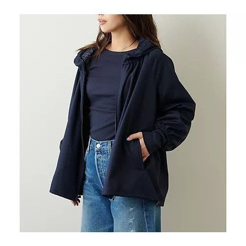 【ウィムガゼット/Whim Gazette】のフードブルゾン インテリア・キッズ・メンズ・レディースファッション・服の通販 founy(ファニー) 　ファッション　Fashion　レディースファッション　WOMEN　アウター　Coat Outerwear　ブルゾン　Blouson/Jackets　2022年　2022　2022 春夏 S/S　Ss,Spring/Summer,2022　ギャザー　Gather　スポーティ　Sporty　スマート　Smart　ツイル　Twill　ドローコード　Draw Cord　ブルゾン　Blouson　エレガント 上品　Elegant　ネイビー|ID: prp329100004464498 ipo3291000000031236251