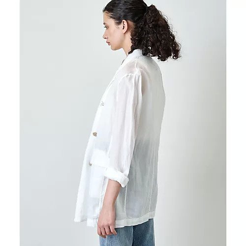 【ウィムガゼット/Whim Gazette】のラミージャケット 人気、トレンドファッション・服の通販 founy(ファニー) 　ファッション　Fashion　レディースファッション　Fashion for Women　アウター　Coat / Outerwear Collection　レディースジャケット・軽アウター　Jackets　春　Spring　シアー　Sheer, See-Through　ジャケット　Jacket, Outerwear　デニム　Denim, Jeans Material　定番　Standard, Basic Item　ミドル　Middle Length, Mid Height　2022年　2022　S/S・春夏　SS, Spring/Summer, Warm Season　2022 春夏 S/S　Spring/Summer 2022 SS22　夏　Summer　エレガント 上品　Elegant　other-3|ID: prp329100004464503 ipo3291000000031251213