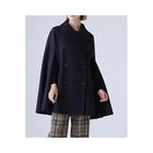 【アドーア/ADORE】のライトリバービックカラートレンチケープ 人気、トレンドファッション・服の通販 founy(ファニー) ファッション Fashion レディースファッション Fashion for Women スタンド Stand Collar, Upright Stand ダブル Double, Double-Breasted ビッグ Big, Oversized 羽織 Haori, Light Jacket thumbnail ネイビー|ID: prp329100004464505 ipo3291000000034989220