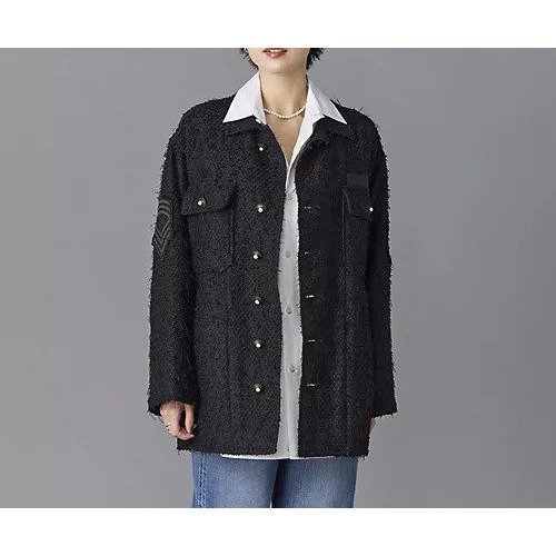 【マディソンブルー/MADISONBLUE】の【HPS復刻】MILITARY JK LINTON インテリア・キッズ・メンズ・レディースファッション・服の通販 founy(ファニー) https://founy.com/ ファッション Fashion レディースファッション Fashion for Women カーディガン Cardigan, Knitwear ツイード Twill, Twill Weave 人気 Popular, Best Seller 春 Spring A/W・秋冬 Autumn/Winter 軽量 Lightweight, Ultra Light |ID: prp329100004464524 ipo3291000000035212017