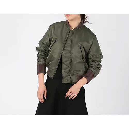 【マディソンブルー/MADISONBLUE】のCOMPACT MA-1 NY TWILL JACKET インテリア・キッズ・メンズ・レディースファッション・服の通販 founy(ファニー) https://founy.com/ ファッション Fashion レディースファッション WOMEN アウター Coat Outerwear ジャケット Jackets MA-1 MA-1 ショート Short ジャケット Jacket フォルム Form ブルゾン Blouson ミリタリー Military ヴィンテージ Vintage 軽量 Lightweight |ID: prp329100004464529 ipo3291000000031236323