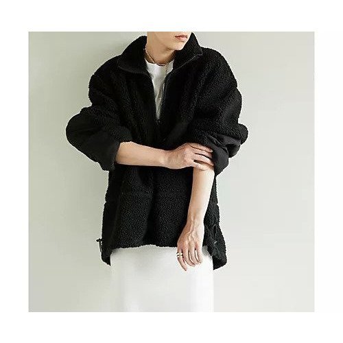【ウィムガゼット/Whim Gazette】の【North by Northeast】別注ボアショートブルゾン インテリア・キッズ・メンズ・レディースファッション・服の通販 founy(ファニー) 　ファッション　Fashion　レディースファッション　WOMEN　アウター　Coat Outerwear　ブルゾン　Blouson/Jackets　アウトドア　Outdoor　アクセサリー　Accessories　スポーツ　Sports　ブランケット　Blanket　ブルゾン　Blouson　別注　Special Order　A/W・秋冬　Aw・Autumn/Winter・Fw・Fall-Winter　おすすめ　Recommend　ブラック|ID: prp329100004464531 ipo3291000000031236330