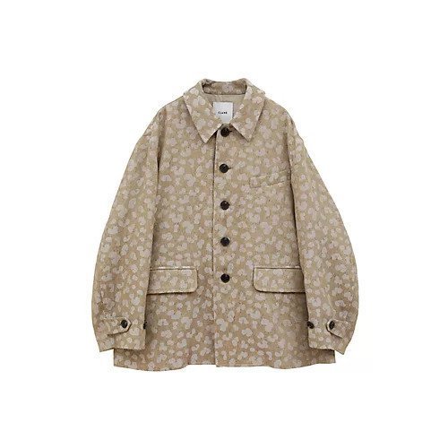 【クラネ/CLANE】のLINEN LEOPARD JACKET インテリア・キッズ・メンズ・レディースファッション・服の通販 founy(ファニー) 　ファッション　Fashion　レディースファッション　WOMEN　アウター　Coat Outerwear　ジャケット　Jackets　2025年　2025　2025春夏・S/S　Ss,Spring/Summer,2025　シルク　Silk　ジャケット　Jacket　フラップ　Flap　フロント　Front　ポケット　Pocket　メランジ　Melange　レオパード　Leopard　軽量　Lightweight　BEIGE|ID: prp329100004464562 ipo3291000000032401302