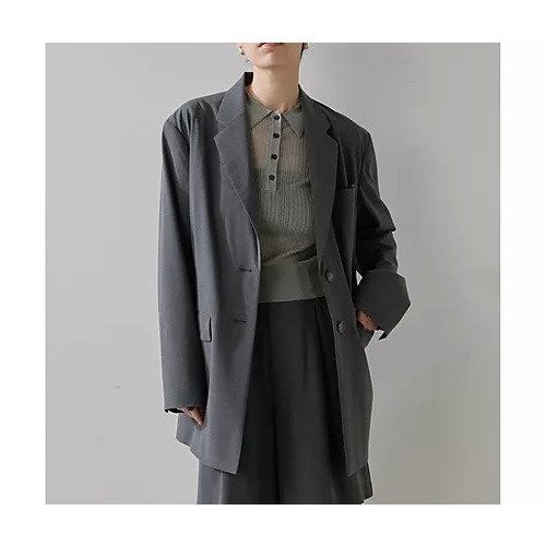 【ウィムガゼット/Whim Gazette】の【THE PAUSE】オーバーテーラードジャケット 人気、トレンドファッション・服の通販 founy(ファニー) 　ファッション　Fashion　レディースファッション　WOMEN　アウター　Coat Outerwear　ジャケット　Jackets　テーラードジャケット　Tailored Jackets　ヴィンテージ　Vintage　グラデーション　Gradation　ショルダー　Shoulder　ジャケット　Jacket　ストレッチ　Stretch　スーツ　Suit　セットアップ　Set Up　トレンド　Trend　ドロップ　Drop　ボトム　Bottom　羽織　Haori　ロング　Long　ワーク　Work　おすすめ　Recommend　エレガント 上品　Elegant　2025年　2025　2025春夏・S/S　Ss,Spring/Summer,2025　other-3|ID: prp329100004464564 ipo3291000000031251473