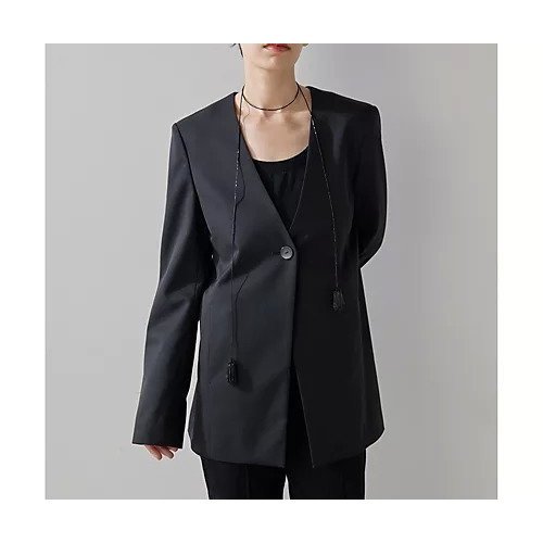 【ウィムガゼット/Whim Gazette】のノーカラージャケット インテリア・キッズ・メンズ・レディースファッション・服の通販 founy(ファニー) https://founy.com/ ファッション Fashion レディースファッション Ladies' Fashion Online アウター Coat Outerwear ジャケット Jackets ノーカラージャケット Collarless Jackets 2025年 2025 2025春夏・S/S 2025 Spring/Summer Fashion S/S おすすめ Recommend シンプル Simple ジャケット Jacket スタイリッシュ Stylish ダウン Down デニム Denim レース Race |ID: prp329100004464567 ipo3291000000031236423