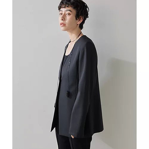 【ウィムガゼット/Whim Gazette】のノーカラージャケット 人気、トレンドファッション・服の通販 founy(ファニー) 　ファッション　Fashion　レディースファッション　Fashion for Women　アウター　Coat / Outerwear Collection　レディースジャケット・軽アウター　Jackets　ノーカラージャケット / シンプル上品コーデ　Collarless Jackets　2025年　2025　2025春夏・S/S　Spring/Summer 2025 SS25　おすすめ　Recommended / Our Picks　シンプル　Simple, Minimal　ジャケット　Jacket, Outerwear　スタイリッシュ　Stylish, Fashionable　ダウン　Down, Puffer　デニム　Denim, Jeans Material　レース　Lace, Lace Fabric　other-3|ID: prp329100004464567 ipo3291000000031251484