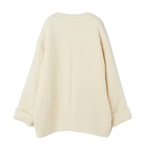 【マディソンブルー/MADISONBLUE】のツイードカーディガンジャケット 人気、トレンドファッション・服の通販 founy(ファニー) 　ファッション　Fashion　レディースファッション　WOMEN　カーディガン　Cardigan　ジャケット　Jacket　ツイード　Tweed　ビッグ　Big　A/W・秋冬　Aw・Autumn/Winter・Fw・Fall-Winter　other-3|ID: prp329100004464587 ipo3291000000031251565