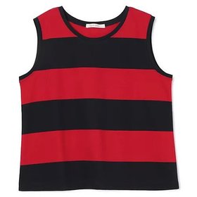 【プレインピープル/PLAIN PEOPLE】 ビッグボーダータンクトッププルオーバー人気、トレンドファッション・服の通販 founy(ファニー) ファッション Fashion レディースファッション Fashion for Women トップス・カットソー Cut & Sew Tops カジュアルプルオーバー・ニットトップス Pullovers & Knit Tops / Casual Pullovers コンパクト Compact, Small Size タンク Tank Top, Sleeveless Top ビッグ Big, Oversized ボーダー Border, Stripe 洗える Machine Washable |ID:prp329100004464688