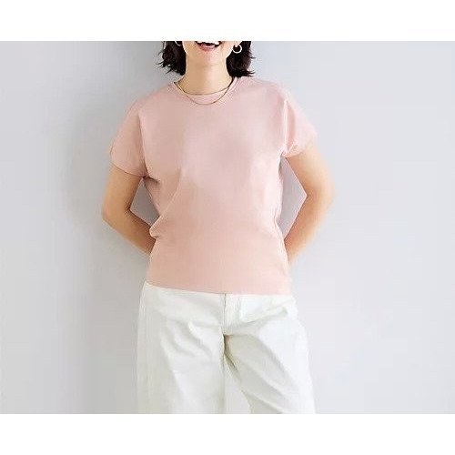 【イーバイエクラ/E by eclat】の後ろラグランフレンチスリーブT 人気、トレンドファッション・服の通販 founy(ファニー) 　ファッション　Fashion　レディースファッション　Fashion for Women　スリーブ　Sleeve, Long Sleeve / Short Sleeve　フォルム　Silhouette, Form　フレンチ　French, French Style　エレガント 上品　Elegant　洗える　Machine Washable　other-2|ID: prp329100004464691 ipo3291000000031902719
