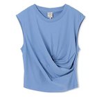 【バウムウンドヘルガーデン/BAUM UND PFERDGARTEN】のツイストノースリーブカットソー Wedgewood Blue|ID: prp329100004464693 ipo3291000000034908492