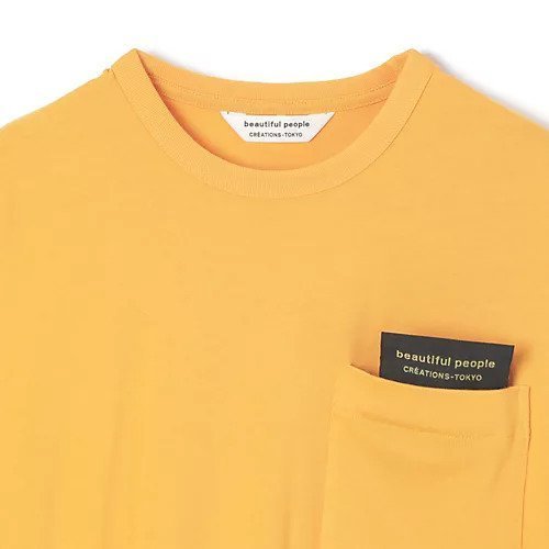 【ビューティフル ピープル/beautiful people】のsuvin compact jersey big QOL tag T-shirt 人気、トレンドファッション・服の通販 founy(ファニー) 　ファッション　Fashion　レディースファッション　Fashion for Women　トップス・カットソー　Cut & Sew Tops　シャツ・ブラウス・オフィスカジュアル　Elegant Blouses & Button-Ups　ロングTシャツ・Tシャツ　Longline T-Shirts & Tees　2025年　2025　2025春夏・S/S　Spring/Summer 2025 SS25　シンプル　Simple, Minimal　ポケット　Pocket, Pocket Detail　洗える　Machine Washable　other-3|ID: prp329100004464697 ipo3291000000035725593